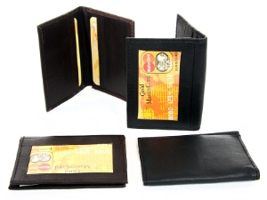 Leather Credit Card & ID Holder Slim Design
