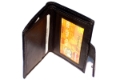 Genuine Leather Slim 3 Credit Card & ID Holder