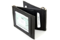 Leather Dual Money Clip Credit Card ID Holder