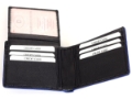 Superior Leather BiFold 8 Credit Card 1 ID Window