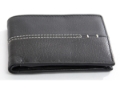 Leather BiFold Credit Card ID Window Double Bill