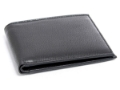 Leather 9 Credit Card Id Window Bifold Double Bill