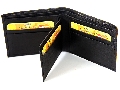 Mens 8 Credit Card 2 ID Window BiFold Leather
