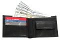 Mens Genuine Leather Cowhide Wallet Credit Card ID Holder Slim Bifold New