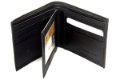 Double Bill Bifold 6 Credit Card 2 ID Window Leather