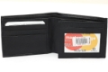 Double Bill 6 Credit Card 2 ID Window Leather Wallet