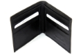 6 Credit Card 1 ID Mens Double Bill Leather