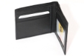 Leather 3 Credit Card 2 ID BiFold Double Bill