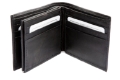 Leather Bifold 12 Credit Card Slot 2 ID Window