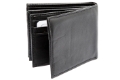 Leather Bifold 12 Credit Card Slot 2 ID Window