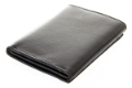 Trifold 6 Credit Card 2 ID Mens Leather Wallet