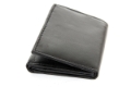 Mens 2 ID Window 9 Credit Card Trifold Leather Wallet