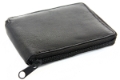 Leather Zip-Around BiFold 6 Credit Card 2 ID Window