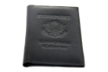 World Travel Handcrafted Leather Passport Holder