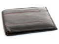 Cheap Bifold Double Bill 6 Credit Card Decorative Stitched Wallet