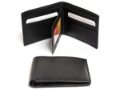 Mens 2 Id Window 6 Credit Card BiFold Leather Wallet
