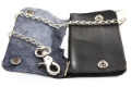 Genuine Leather Biker Wallet with Chain
