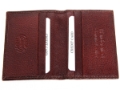 RFID Blocking Genuine Leather Credit Card & Id Holder Slim Design Wallet
