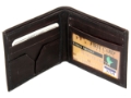 Mens Double Bill Bifold Leather Wallet