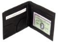 Mens Double Bill Bifold Leather Wallet