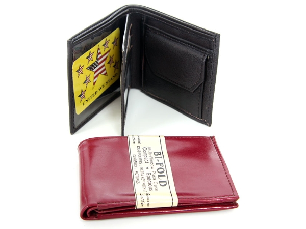 Bifold Mens Leather Wallet