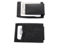 Crocodile Embossed Leather Slim Magnetic Money Clip 3 Credit Card Holder