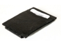 Crocodile Embossed Leather Slim Magnetic Money Clip 3 Credit Card Holder