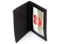 Leather Money Clip Slim Design 3 Credit Card Id Holder