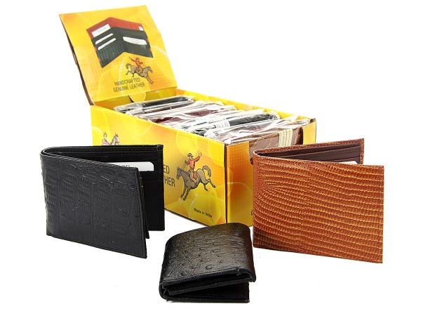 Assorted Embossed Wallets