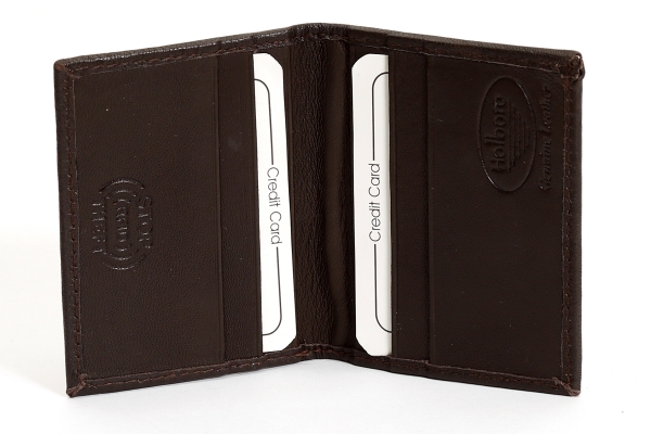 Leather RFID Credit Card & ID Holder Slim Design