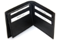 9 Credit Card 1 ID Window Double Bill Bifold Leather