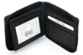 Leather Zip-Around Bifold 6 Credit Card 2 ID Window