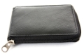 Leather Zip-Around Bifold 6 Credit Card 2 ID Window