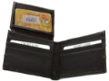Double Bill Leather Bifold 9 Credit Cards 1 ID Window