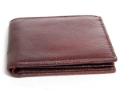 RFID Double Bill Bifold Leather 9 Credit Card 1 Id Window