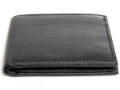 RFID Double Bill Bifold Leather 9 Credit Card 1 Id Window