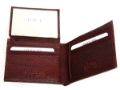 RFID Double Bill Bifold Leather 9 Credit Card 1 Id Window