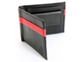 Vegan Faux Leather 3 Credit Card Double Bill Bifold 