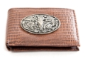 BiFold Double Bill 6 Credit Card 2 ID Bull  Design Concho Wallet