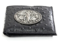 BiFold Double Bill 6 Credit Card 2 ID Bull  Design Concho Wallet